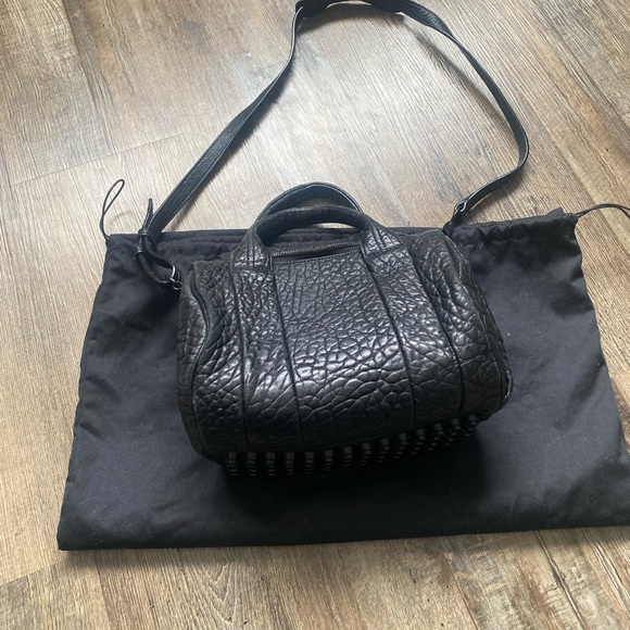 Alexander Wang Rockie Bag Matte Black Pebbled - Picture 5 of 14